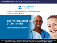 Tablet Screenshot of clinicaelbrillante.net